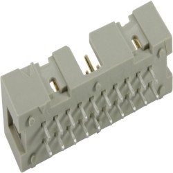 BOX HEADER 2.54mm 6PIN(2x3) THT V/A GRAY H:8.90mm BOX HEADER 2.54mm 6PIN(2x3) THT V/A GRAY H:8.90mm
