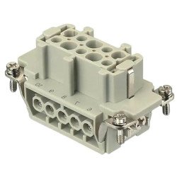 HDC INSERT FEMALE 16A 10P SCREW