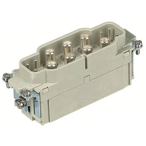 INSERT MALE 6+6POS+1GND SCREW