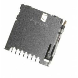 CON.TB.MINI MICRO-SD 8PIN PCB GOLD AMPHENOL - 114-00841-68