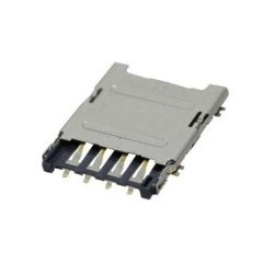 CONN.MICRO SIM CARD HINGE TYPE 8PIN - 115R-BCA0