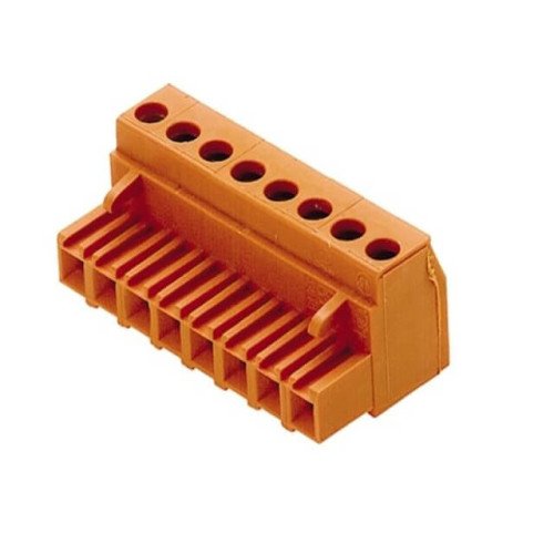 TERM.BLK.5.08MM 2P FEMALE ORANGE WEIDMULLER