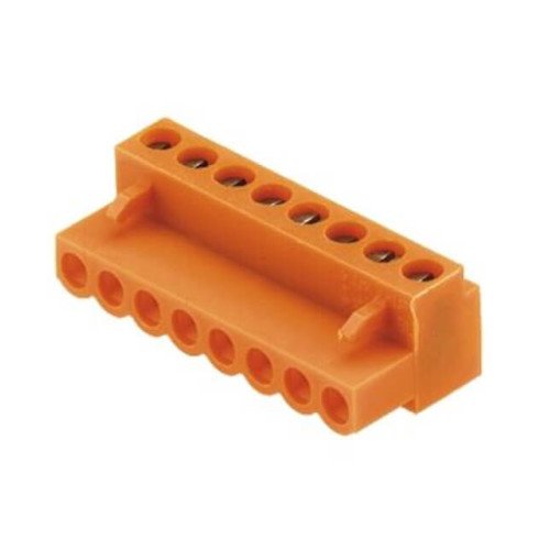 TERM.BLK.5.08MM 7P FEMALE ORANGE WEIDMULLER