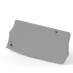 DIN RAIL T.B INSULATING ACCS-SCREW CLAMP COVER ES4 - 1SNK505910R0000