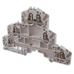 DIN RAIL T.B.2.5mm² T3 SCREW GRAY - 1SNK705510R0000