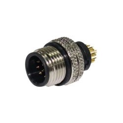CONN.MICRO PLUG 10PIN M12 MALE OVERMOLD - 216A-10MO0
