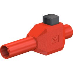 4 MM SAFETY CLIP-ON PLUG RED 4 MM SAFETY CLIP-ON PLUG RED