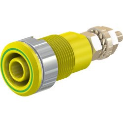 4 MM SAFETY SOCKET GREEN/YELLOW 4 MM SAFETY SOCKET GREEN/YELLOW
