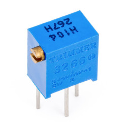 TRIMPOT CERMET MULTI TURN SIDE ADJ 100K 0.25W - 3266X-104-100K TRIMPOT CERMET MULTI TURN SIDE ADJ 100K 0.25W - 3266X-104-100K