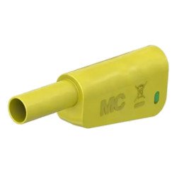 4 MM PLUG COMPLETE YELLOW 4 MM PLUG COMPLETE YELLOW