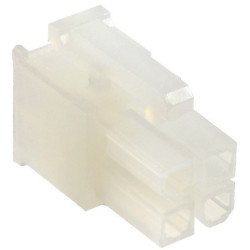 CONNECTOR HOUSING 4.2MM VAL-U-LOK SERIES 4P - 794954-4