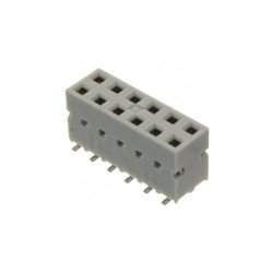CON.T.B.2.54MM 12P RECEPTACLE GOLD SMD - 89898-306LF