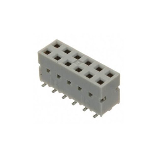 CON.T.B.2.54MM 12P RECEPTACLE GOLD SMD - 89898-306LF