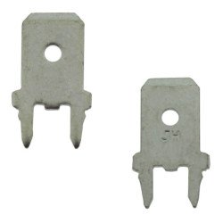 CON.QUICK DISCONN 6.30X14MM THT V/T TIN REEL