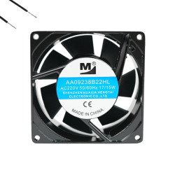 FAN 92x92x38MM 220V 0.07A 15W 2900RPM BB WIRE