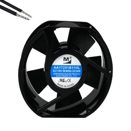 FAN 172x150x51MM 110V 0.43A 53W 2500RPM BB WIRE