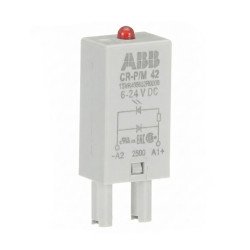 CR-P/M 42 PLUGGABLE MODULE DIODE AND LED RED 6-24V