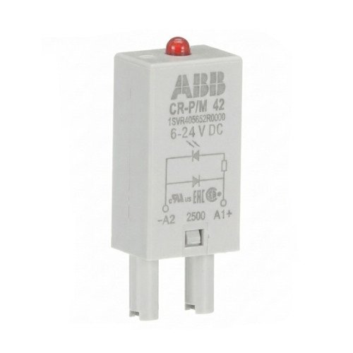 CR-P/M 42 PLUGGABLE MODULE DIODE AND LED RED 6-24V