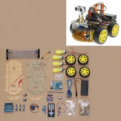 ROBOT ARABA BLUETOOTH 4WD ARDUINO UNO R3 - ARDUINO ROBOT ARABA-1 ROBOT ARABA BLUETOOTH 4WD ARDUINO UNO R3 - ARDUINO ROBOT ARABA-1