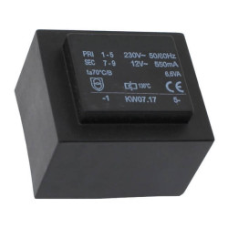 TRAFO DOKUMLU 16,5V 12V EI38/13,8 - ASL13465