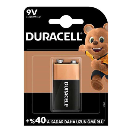 BASIC ALKALİN PİL 9V SHRINK TEKLİ - BASIC ALKALİN PİL 9V SH1