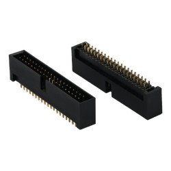 BOX HEADER 40PIN(2X20) 2.54mm THT V/T H:13.00MM - BH-2.54-2X20P-13MM-S