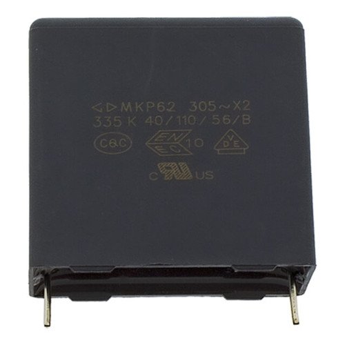 CAP.POL.3u3 305VAC 27.5MM 10% X2 BULK SHORT LEADS CAP.POL.3u3 305VAC 27.5MM 10% X2 BULK SHORT LEADS