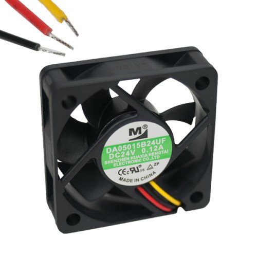 FAN 50x50x15MM 24V 0.12A 2.88W 6500RPM BB