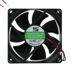 FAN 80x80x25MM 24V 0.11A 2.64W 3000RPM BB