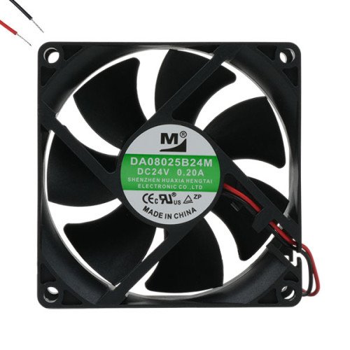 FAN 80x80x25MM 24V 0.11A 2.64W 3000RPM BB