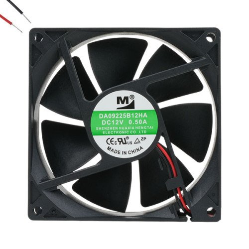 FAN 92x92x25MM 12V 0.50A 6W 3500RPM BB