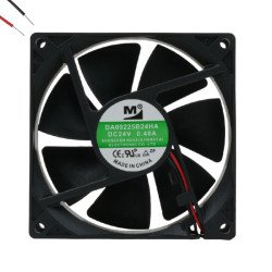 FAN 92x92x25MM 24V 0.14A 3.36W 3500RPM BB