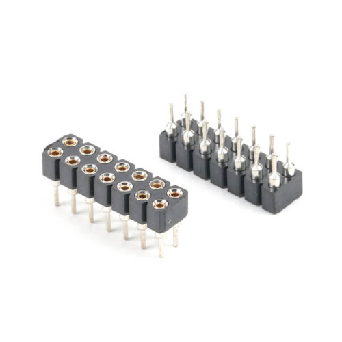 FEMALE HEADER 14PIN(2X7)2.54mm THT V/T MACHINE PIN - DS1002-01-2X7V13-JK FEMALE HEADER 14PIN(2X7)2.54mm THT V/T MACHINE PIN - DS1002-01-2X7V13-JK