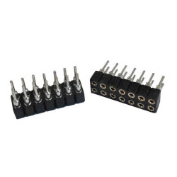 FEMALE HEADER 14PIN(2x7)2.00mm THT V/T MACHINE PIN - DS1002-02-2X7-B-T1-F6