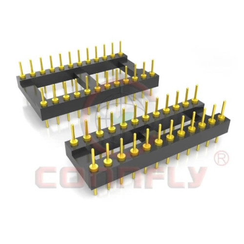 IC-SOCKET 42PIN DUAL WIPE 2.54MM CONNFLY - DS1003-01-40WF13S IC-SOCKET 42PIN DUAL WIPE 2.54MM CONNFLY - DS1003-01-40WF13S