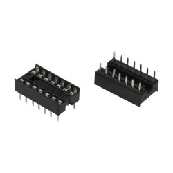 IC-SOCKET 14PIN DUAL WIPE 0.3"(7.62MM) CONNFLY - DS1009-14AT1NX-0A2 IC-SOCKET 14PIN DUAL WIPE 0.3"(7.62MM) CONNFLY - DS1009-14AT1NX-0A2