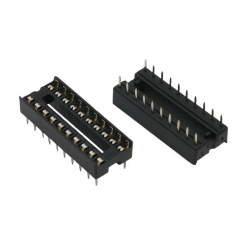 IC-SOCKET 20PIN DUAL WIPE 0.3"(7.62MM) CONNFLY - DS1009-20AT1NX-2A2 IC-SOCKET 20PIN DUAL WIPE 0.3"(7.62MM) CONNFLY - DS1009-20AT1NX-2A2