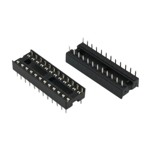 IC-SOCKET 24PIN DUAL WIPE 0.3"(7.62MM) CONNFLY - DS1009-24AT1NS-2A2 IC-SOCKET 24PIN DUAL WIPE 0.3"(7.62MM) CONNFLY - DS1009-24AT1NS-2A2