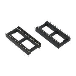 IC-SOCKET 28PIN DUAL WIPE 0.6"(15.24MM) - DS1009-28AT1WX-2A2