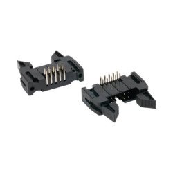BOX HEADER LOCKED 10PIN(2x5) 2.54mm THT R/A MALE BOX HEADER LOCKED 10PIN(2x5) 2.54mm THT R/A MALE
