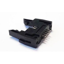 BOX HEADER LOCKED 10PIN(2x5) 2.54mm L4.5mm THT V/T BOX HEADER LOCKED 10PIN(2x5) 2.54mm L4.5mm THT V/T