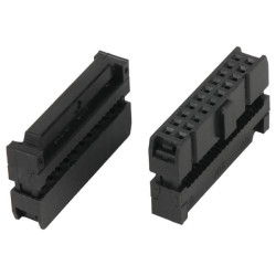 CONNECTOR IDC 20PIN (2x10) 180C BLACK CONNFLY - DS1016-20MA2BB CONNECTOR IDC 20PIN (2x10) 180C BLACK CONNFLY - DS1016-20MA2BB
