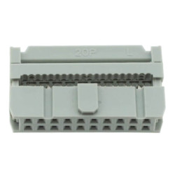 CONNECTOR IDC 20PIN (2x10) 180C GRAY CONNFLY - DS1016-20MANBG CONNECTOR IDC 20PIN (2x10) 180C GRAY CONNFLY - DS1016-20MANBG