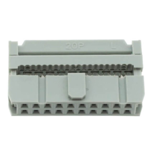 CONNECTOR IDC 20PIN (2x10) 180C GRAY CONNFLY - DS1016-20MANBG CONNECTOR IDC 20PIN (2x10) 180C GRAY CONNFLY - DS1016-20MANBG