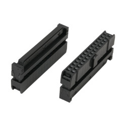 CONNECTOR IDC 30PIN (2x15) 180C BLACK - DS1016-30MANBB
