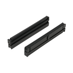 CONNECTOR IDC 64PIN (2x32) 180C BLACK - DS1016-64MANBB