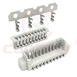 CON.T.B.1.25MM 6PIN(1X6) SMT V/T MALE WHITE CONNFL - DS1020-03-06MVT1-R