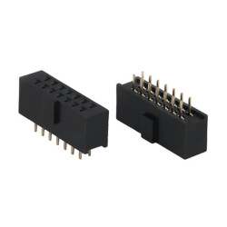 FEMALE HEADER 14PIN(2x7) 2.54mm THT V/T TRAY - DS1023-02-2X7S21