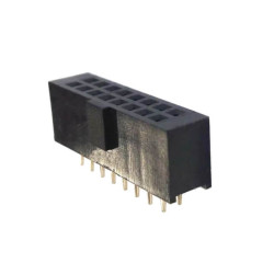 FEMALE HEADER 16PIN(2x8) 2.54mm THT V/T TRAY - DS1023-02-2X8S21