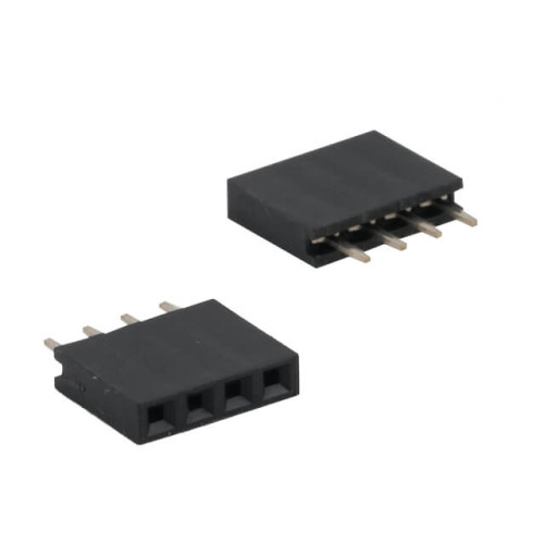 FEMALE HEADER 4PIN(1x4) 2.54mm THT V/T TRAY - DS1023-1X4S21 FEMALE HEADER 4PIN(1x4) 2.54mm THT V/T TRAY - DS1023-1X4S21
